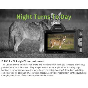 Full Color Image Intensifier Night Vision 4K Black Visibility Ultra HD Digital