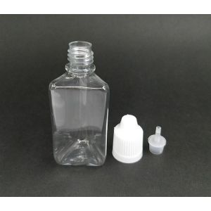 30ml Triangular Shape Plastic Bottle PET With Dropper Tip