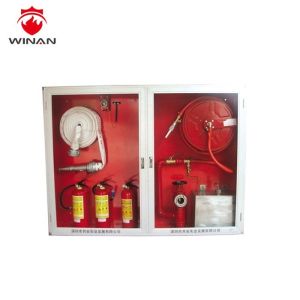 China Fire Extinguisher Fire Hose Valve Cabinets / Fire Hose Reel Cabinet on sale