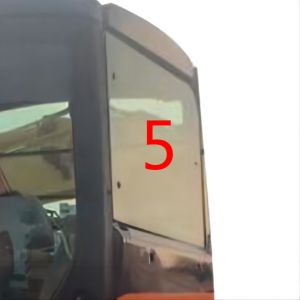 High Impact Strength HITACHI Excavator Glass 5mm Back Side Window Replacement