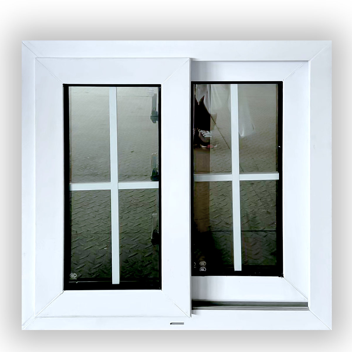 Factory Cheap Wholesale PVC Window Slide PVC Double Glazed Window Sliding Window
