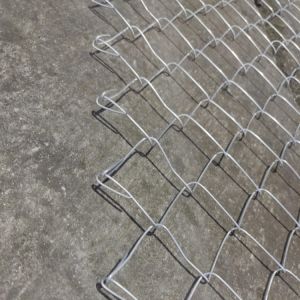 China 1.8m High Pasture Aluminum Chain Link Fence Woven Anti Theft Diamond Mesh on sale