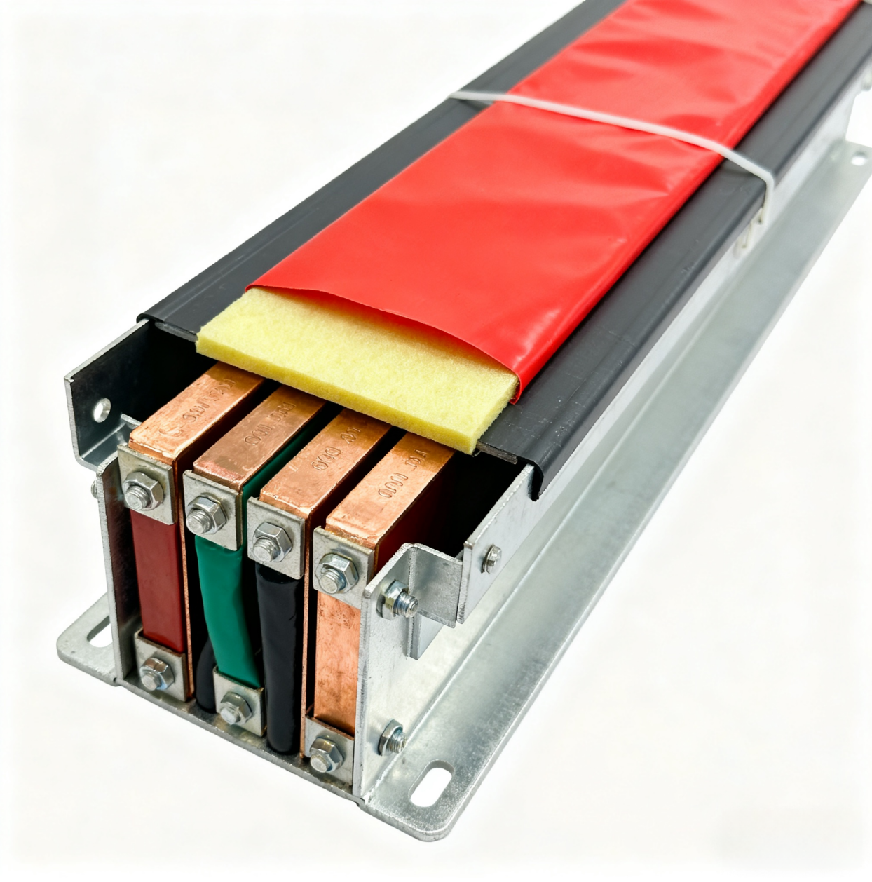 Dense Enclosed Busbar 6300A Cast Resin Busduct With 360 Degree Protection