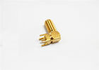 Networking SMA RF Connector , Female PCB Connector with Copper Conductor