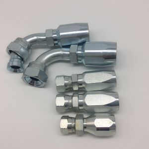 22618 - 12 - 12 Steel Material Reusable Hydraulic Hose Ferrule Fittings