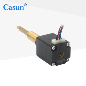 0.6Amp Nema 8 Lead Guide 19.05 Lead Screw Stepper Motor Tr3.5x0.6096 For Medical