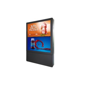 Cheap 55 Inch Vertical Lcd Advertising Outdoor Dual Screen Digital Totem Outdoor LCD Digital Sign Board for sale