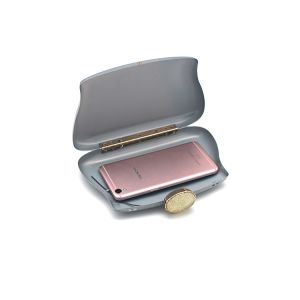 Irregular Metal Clutch Frames 17*9cm Gold Purse Frame