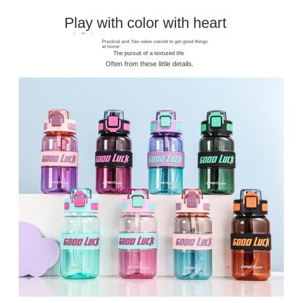 Lightweight 650ml 850ml Large Capacity Custom Plastic Water Bottles With Logo Fitness Portable Water Bottle For Travel Sealed And Leak Proof