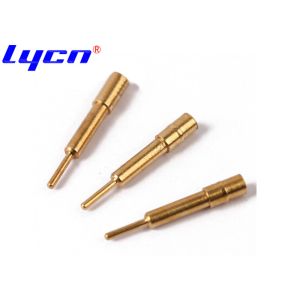 China Electronic Spring Connector Pin 1.48mm Gold Plated For PCB Circuit Board on sale