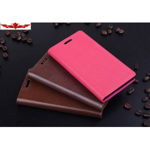 Cheap Genuine HUAWEI ASCEND P6 Wallet Leather Cases Ultimate Fit With Holder Multi Color for sale