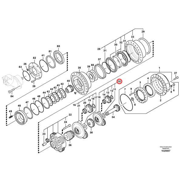 VOE11706896 SA8230 22850 Gear Spare Parts EC360 1st 2nd 3rd Carrier Assy VOE11706896 SA8230 22850 Gear Spare Parts EC360 1st 2nd 3rd Carrier Assy