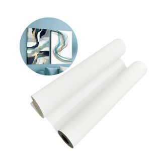 380gsm Matte PolyCotton Canvas Roll 36-60in Wide for Latex UV Printing