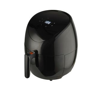 Black Oil Free Air Fryer , Auto 3.5 L Air Fryer With 0 To 60 Mins Timer