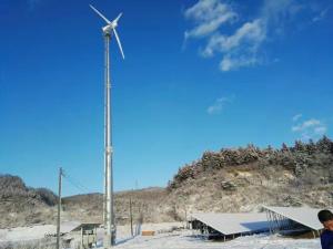 China Off Grid Folding Tower Pitch Control Wind Turbine 30KW For Telecom Sites on sale