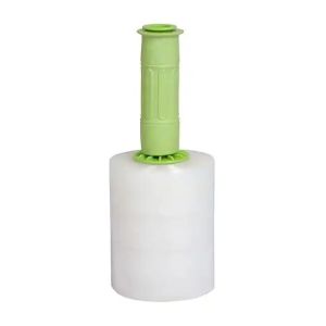 China Customizable White LLDPE Stretch And Shrink Film Designed With Plastic Handle on sale