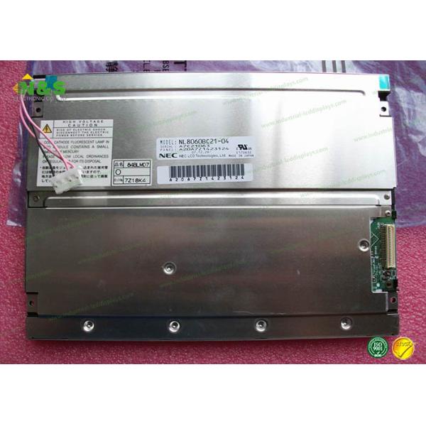 Clear NL8060BC21-04 8.4 inch NEC LCD Panel Normally White 170.4×127.8 mm