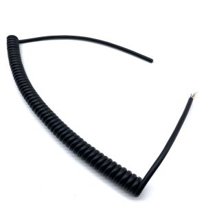 Multi Functional Custom Coiling Cables High Flexibility Spiral Spring Wire For