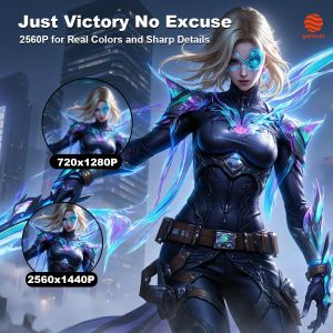 27-Inch Widescreen Gaming Monitor: 2560x1440 2K IPS Panel 240Hz High Refresh