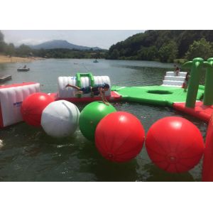 35x30m Giant Floating Island Inflatable Floating Water Park with 0.9mm Pvc