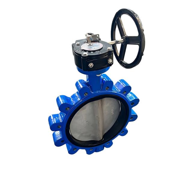 Lug Type Butterfly Valve with Double Lug Wafer Type Connection for Operation in