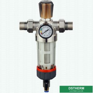 Cheap Whole House Washable Brass Body With Water Meter Stainless Steel Mesh Brass Water Pre Filte for sale