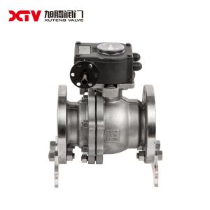 Floating Ball Valve Q41F with Pneumatic Actuation and Stainless Steel Body