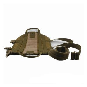 Army Green Adjustable Dog Harness 70cm Tactical Service Dog Vest