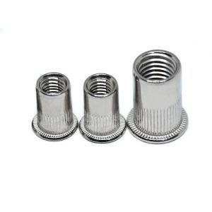 Custom Flat Head Stainless Steel M6 Blind Rivet Nut