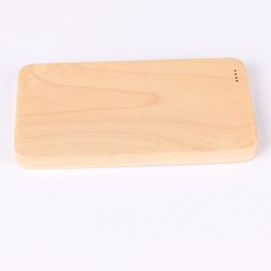 Mobile Phone Wooden Power Bank High Energy Efficiency 8000mAh / 6000mAh