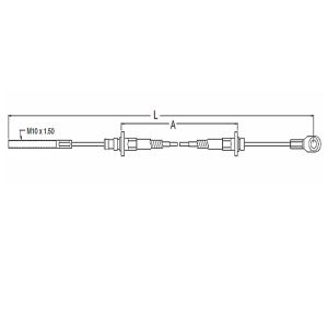High Temperature Resistant Mechanical Control Cable Clutch Cables for FAW/Yutong