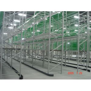 Cheap Q235B Powder Coated 76mm Pitch VNA Pallet Racking for sale