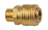 Close Type Pneumatic Quick Coupling Brass Pneumatic Quick Disconnect