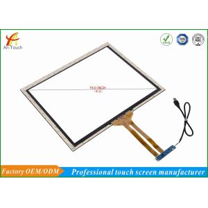 Fast Response Transparent Touch Panel , 19 Inch Touch Screen For Vending Machine