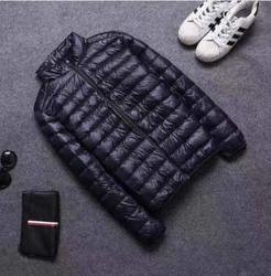 Nylon Hooded Duck Feather Jacket Winter Bubble Puff Filled Down Jackets