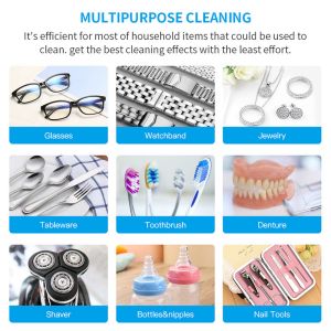 18 Timer 35W Portable Ultrasonic Cleaner