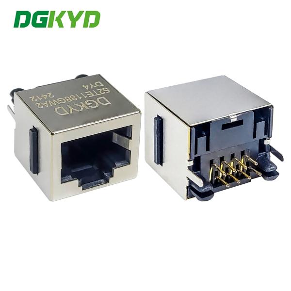 DGKYD52TE1188GWA2DY4 RJ45 connector 52T 8P8C with ear shielded interface modular