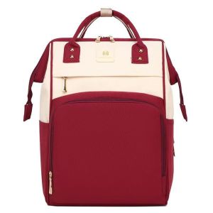 Large Capacity Multi-Functional Diaper Bag for Moms Geometric Pattern Waterproof