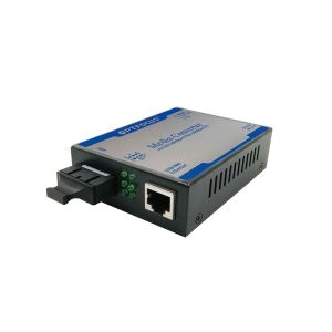 China Gigabit Fiber Media Converter Single Mode 80Km , Dual Fiber External Power on sale
