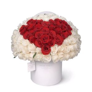 3mm Thick Customized Logo Rose Gold Stamped Round Flower Gift Box with Lid and