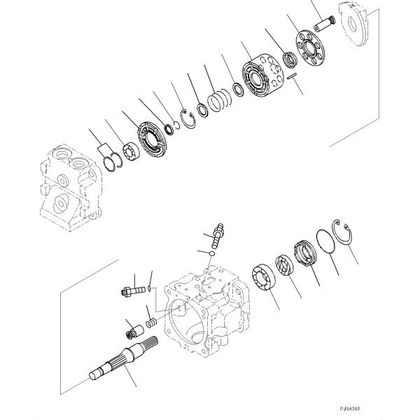 FRONT FRAME, WITH AUTO-GREASING SYSTEM