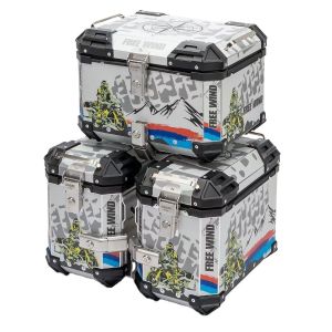 Upgrade Your Ride with 36L Durable Motorcycle Tail Box and Quick Release Locking System