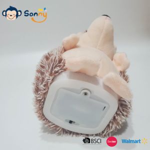 Recording Speaking Hedgehog Plush Toy Cute Educational