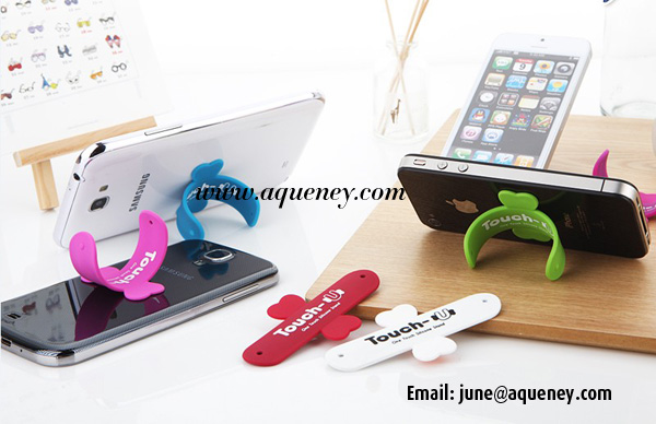 Universal Portable Touch U Silicone Stand Holder Cell Phone Mounts