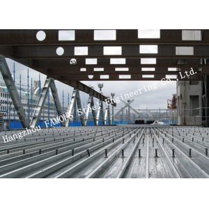 China Bondek Alternative Q345 0.8-1.5mm Galvanized Metal Decking on sale