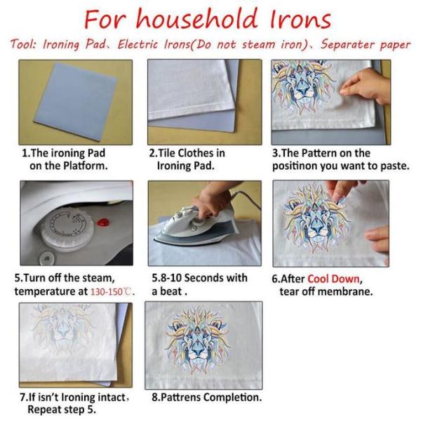 Nontoxic Printable Heat Transfer Garment Labels Washable Oem Designs