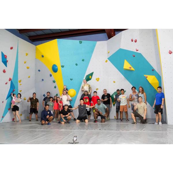 Customized Outdoor Climbing Wall High Safety For Amusement Park