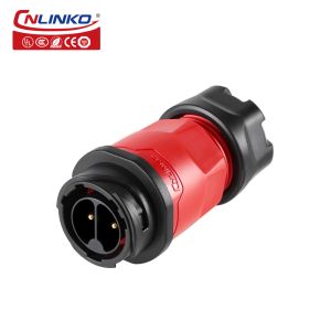 Cnlinko Connector 2 Pin Connector IP68 DC Plug 24V Led 2 Pin Waterproof