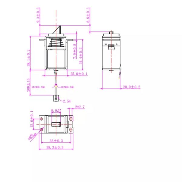 48VDC Electric Solenoid Push Pull