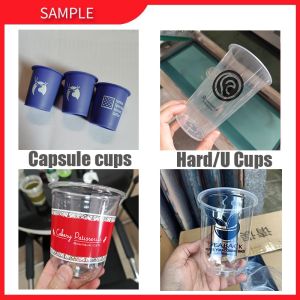 Automatic paper cups screen printing machine printer sell plastic auto printer